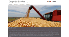 Desktop Screenshot of grupolasantina.com