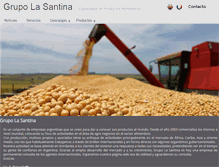 Tablet Screenshot of grupolasantina.com